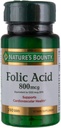 A természet Bounty Folic Acid 800 µg tabletta maximális hatáserőssége 250 Count (6-os csomag)