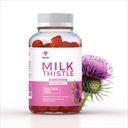 Milk Thistle Supplement Gumies - Máj-egészségügyi támogatás, Gyógynövény Antioxidáns, Sugar- mentes, Vegan, 60 gróf