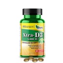 America Medic & Science Xtra D3 D-vitamin 5000 NE (125 µg) Cholecalciferol kiegészítés férfiak és nők számára (60 Easy to Swallow Softgels) A legjobb a csont, szív egészség, immunrendszer támogatás, tüdőfunkció