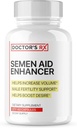 DRX Semen Volumen Booster | Boost Desire, Mood, Energie, Belastungsgröße | Maca, Muira Puama + 7 Mehr Ultra dosed Leistungsstarke Zutaten | 3. Partei getestet Formel für Reinheit & USA Bottled - 60 Kapseln