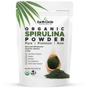 Spirulina Powder, Kosher, Raw and Non-Irradiated | Pure Vegan Protein | Premium Energy Superfood, High in Aminosäuren und Antioxidantien - 8oz
