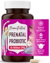 Mama Natural Prenatal Probiotics for Women - Gut & Immune Support for Premium, Breastfeeding & Postpartum