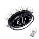 Lashify Merd 12 mm Gossamer DIY Eyelash Extensions Refill, Black, Easy False eyelash for a Natural Look