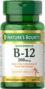 A természet Bounty-vitamin B-12 500 Mcg, 100 gróf