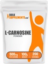 BulkSupplements.com L- Carnosine Powder - Carnosine Supplement, Carnosine 500mg - Amino Acid Supplement, Gluten Free, 500mg per Serving, 100g (3.5 oz) (1-es csomag)