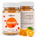 Quercetin 500mg Gumies for Kids - Bromelain, C-vitamin & D3, Stinging Nettle & Medicorice, Szezonális Balance & Body Defenses, Vegan, 120 Gumies