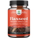 Flaxseed Oil 1000mg Softgels - High Potency Flax Seed Oil Softgels for Heart Health Digestion and Brain Support - Cold Pressed Organic Flaxseed providing Plant Based Omega 3 6 9