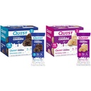Quest Frosted Cookie Twin Pack, Chocolate Cake 16 Cookie & Birthday Cake 16 Cookie, 1g Sugar, 10- 11g Protein, 2g Net Carbs