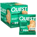 Quest Nutrition Fehér csokoládé Macadamia Protein Cookie, 15g fehérje, 1g cukor, 2g Net szénhidrát, Keto Friendly, Magas fehérje, Alacsony szénhidrát; 12 gróf