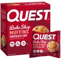 Quest Nutrition Chocolate Chip Muffin, 10g Protein, 2g Net Carb, Kevesebb, mint 1 g Cukor, Protein Snack, 4 gróf