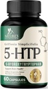 5 Hydroxytryptophan Capsules - 180mg per Serving 5 HTP Supplement Plus kalcium az agy egészség és alvás támogatása, Extra Strength Griffonia Simplicifolia 5- HTP Formula, 5HTP, USA Palackozott - 60 kapszula