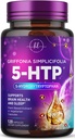 5-HTP kiegészítés - 200mg / szerving - Extra Strength 5HTP from Griffonia Simplicifolia - Támogatja a nyugalmi alvást, a természetes nyugalom és az agy egészségét - 5 Hydroxytryptophan - palackozott USA - 120 kapszula