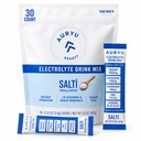 Salti Electrolyte Drink Mix Powder Unflavored, 30 Stick Packs, 1000mg Nátrium-, B Vitaminok & Trace Minerals, Zero Sugar, Keto & Vegan Friendly Hydration, 7.4oz