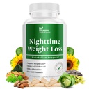 Nighttime Fat Burner for Women & Men - Belly Fat Burner, Sleep Support, Appetite Suppressant for Weight Loss - Stimulant Free Metabolism Booster Diet Pills, Non-GMO, Gluten Free, Made in USA, 35 Ct