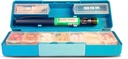 GMS Group Medical Supply, LLC Diabetic Pen Case & 7 Day Medicine Organizer - Travel Kit for Diabetic Supplies - at a Glance Medicine Reminder - Holds New & Use Needles Secure - Small & Discreet