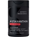 Sports Research® Triple Strength Astaxanthin 12mg w/Organic Coconut Oil - Antioxidant Supplement for Skin & Eye Health Support* - Soy Free · Non-GMO · Gluten Free - 60 Softgels