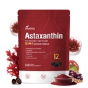 10 az 1 Astaxantin 12 mg kiegészítők, 4 hónap ellátás, Astaxantina antioxidáns friss Haematococcus Pluvialis, Likopin, Grape Seed, E-vitamin, & Több támogató szem, ízületek, bőregészség