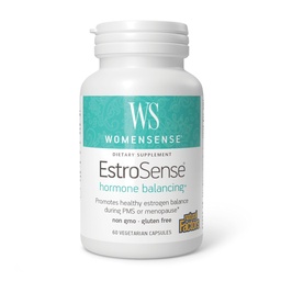 WomenSense EstroSense által természetes tényezők, természetes kiegészítése támogatása ösztrogén és hormonegyensúly során PMS vagy Menopauza, Vegan, Non-GMO, 60 kapszula