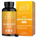 Astaxantin 12 mg-os kiegészítés, 124; Plant- alapú antioxidáns bőrhidratáláshoz, Elaszticity & Radiant Glow, 124; Algut Extract 124; Non-GMO, Vegan, Készült USA-ban. 124; 2 hónap Ellátás, 60 Softgels