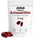 Astaxantin 12 mg, Natural Astaxantin Supplements Alga, 120 Softgels 4- hónapos ellátás