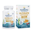 Nordic Naturals Ultimate Omega 2X Teen, Strawberry - 60 Mini Soft Gels - 1120 mg Total Omega -3s with EPA & DHA - Brain Health, Positive Mood, Social Development, Learning - Non-GMO - 30 Servings