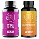 Boldog egészséges Hippi Glow for It Astaxanthin kiegészítés és megy a Flow Hormon egyensúly nők