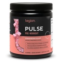 LEGION pulzus - All Natural Nitric Oxide Pretosuring Drink to Boost Energy, Creatine Free, Naturally Sweared, Beta Alanine, Citrulline, Alpha GPC (Strawberry Blast)