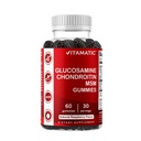 Vitamatic Glucosamine Chondroitin Gumies MSM & E-vitamin - Joint Support Formula - 60 Pectin- Based Vegan Gumies