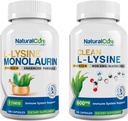 Natural Cure Labs Bundle: L- Lysine + Monolaurin + Clean L- Lysine