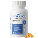 NAC Supplement 900 mg – Liver Cleanse Detox & Repair, Antioxidant & Cellular Health, Alkohol Defense Support – N-Acetyl Cystein Kapseln mit Milchdistel, Turmeric, Dandelion & Artichoke – 120 Count