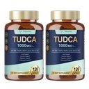 Totaria 2 Packs TUDCA 1000mg májpótló Tej Thistle, NAC, ALA, 80% Silymarin, 15- in1 Extra Strength Bile Salts