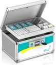 Glosen Medicine Lock Box, Medication Lock Box, Locking Medicine Box, Security Lock Box Inch, elsősegély kulcs, gyógyszer doboza