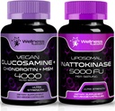 WELLNESS LABSRX Glükozamin Chondroitin MSM 124; Nattokináz kapszula