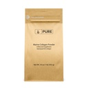 Tiszta eredeti összetevők Marine Collagen Powder (1 lb) Természetes és íztelen, Protein Peptides, Resealable Bag