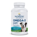 Nordic Naturals Omega3 Pet, Unflavored - 120 Soft Gels - 330 mg Omega3 Per Soft Gel - Halolaj kutyáknak EPA & DHA - Promotes Heart, Skin, Coat, & Immune Health