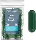 Porrecaps USA - empty zselatin pill Capsules Size 000 database 124; 500 joint Pills database