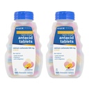 MAJOR Normál hatáserősség Antacid tabletta - Kalcium-karbonát 500 mg - Szerzett gyümölcsíz - 150 rágótabletta (2 csomag)