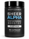 Sheer Strength Labs Testosteron Booster T- Booster for men - Clinically Backed Dose, Strongest Formula - Made in USA - Premium Blend of Fadogia Agrestis Tongkat Ali and Shilajit. 30 Feladatok