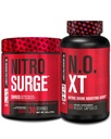 Jacked Factory Nitrosurge Shred Thermogenic Pre- Workout in Black Cherry & N.O. XT Nitric Oxide Booster for Men & Women