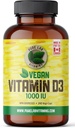 Tiszta Lab Vitaminok Vegán D3-vitamin 1000NE, 240 Vegi- Caps Készült Kanadában
