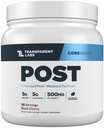 Átlátszó Labs Post - Post- Workout Recovery Muscle Builder L-Glutaminnal, Beta-Alanine-nal és BetaPure Betaine Vízmentes Izom Recovery and Muscle Building - 30 Servings, Black Cherry