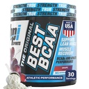 BPI Sports Best BCAA Power - Izomhelyreállítási támogatás - Elágazó láncú Amino Acids draft 124; Építési blokkok fehérje és izom - Post Workout Recovery - hidratálás - Grape, 30 szerváció