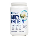LeanFit WEEY fehérje természetes vanília - 100% tejsavó fehérje por, 24 g fehérje Per szerving - Grass- Fed, gluténmentes, alacsony szénhidrát, BCAA, Aminosav - 23 szervizek, 1,83 Pound Tub