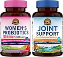 Vitaliown Women 's Probiotic & Joint Support Bundle (Pack of 2) - 124; Women' s Probiotics 120 Billion (Pt 1) & Joint Support (Pt 2) - 124; Woman Stable Women 's Health - Joint & Women' s Health - 124; Menopauza