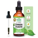 Gymnema Sylvestre- Liquid Extract, Alkoholmentes, Gluten Free, Non-GMO, Dropper, Bottle- 1 oz