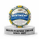 Rawleigh Gyógyszeres kenőcs: 4.5 oz Blue Tin, Felnőttek és Gyerekek: Hidegre, orrdugulásra, kisebb Aches-re és fájdalomra felvitt mellkas, Camphor, Mentol & Eucalyptus, Non-Greasy Formula - 1-es csomag