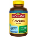Természet készített kalcium 600 mg D-vitamin folyadék Softgels 100 ea (csomag 2)