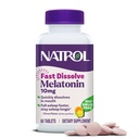 Natrol gyors feloldása Melatonin 10 mg, Melatonin kiegészítők nyugtató alvás, Alvástámogatás felnőttek, 60 Citrus- ízesített tabletta, akár egy 60 napos ellátás