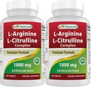 Best Naturals L- Arginine L- Citrulline Complex 1000 mg 250 tabletta (250 db 2 darabos csomag)