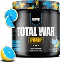 REDCON1 Non Stim & koffein Free Pre Workout Powder for Women & Men - Total War Pump - L- Citrulline, Beta Alanine & More - Workout at Any Time of Day - Blue Lemonade (10.93 oz)